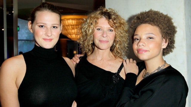 BEVERLY HILLS, CA - MAY 02: Actress Kate Capshaw (C), and daughters Mikaela George Spielberg (R) and Destry Allyn Spielberg (L) attend EIF Womens Cancer Research Funds 16th Annual An Unforgettable Evening presented by Saks Fifth Avenue at the Beverly Wilshire Four Seasons Hotel on May 2, 2013 in Beverly Hills, California.