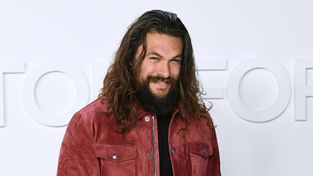 HOLLYWOOD, CALIFORNIA - FEBRUARY 07: Actor Jason Momoa attends the Tom Ford AW20 Show at Milk Studios on February 07, 2020 in Hollywood, California.