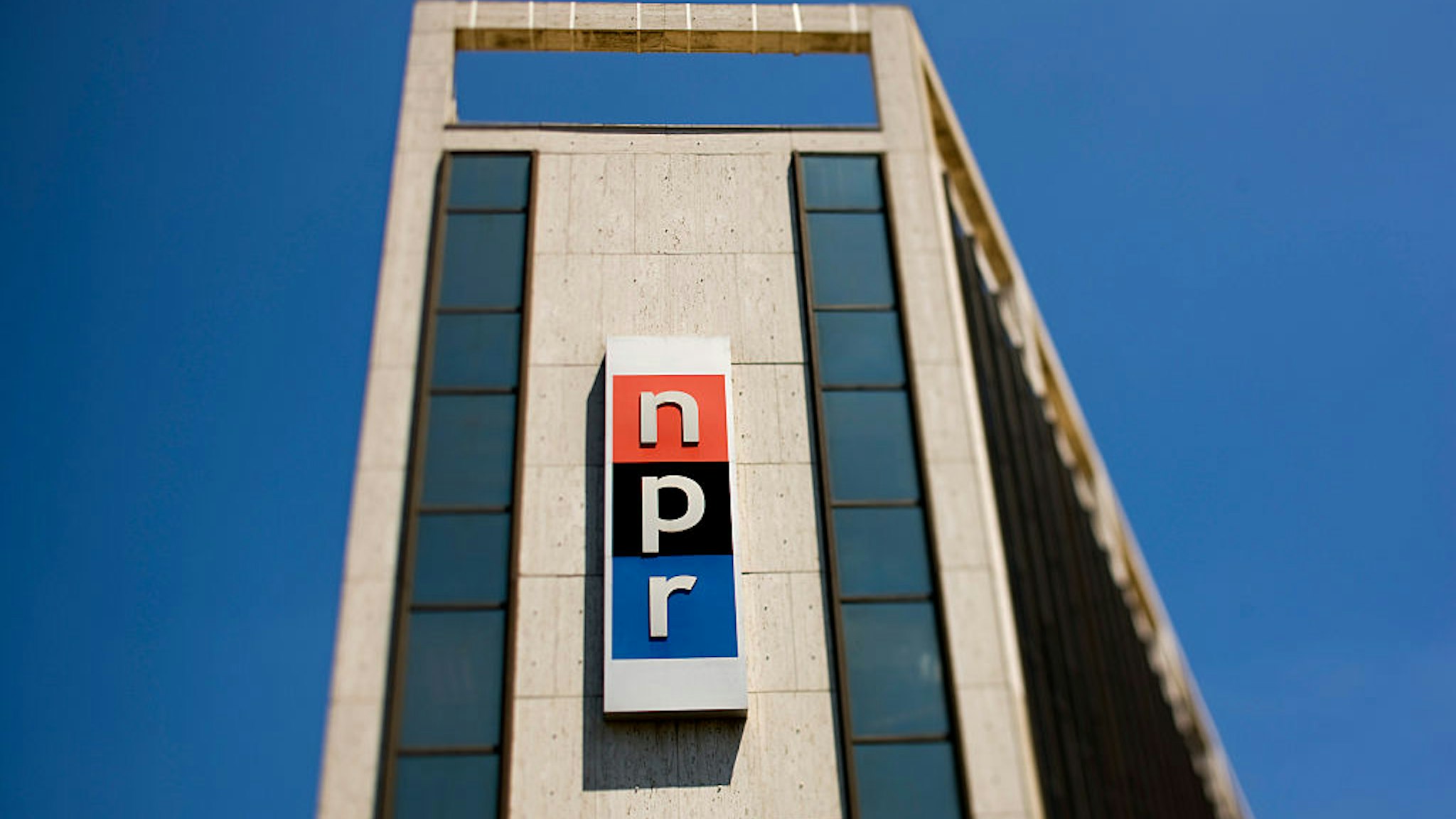 The headquarters of National Public Radio in Washington, DC. NPR is a privately and publicly funded non-profit membership media organization that serves as a national syndicator to 797 public radio stations in the United States. (Photo by Brooks Kraft LLC/Corbis via Getty Images)
