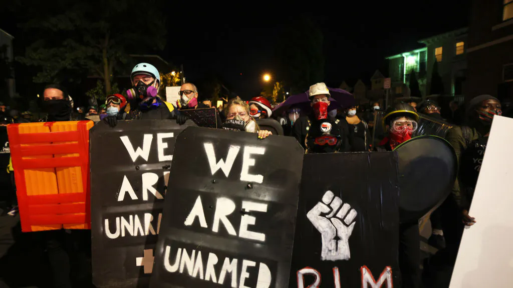 Watch: BLM Organizers Use White Protesters As Shields Against Police