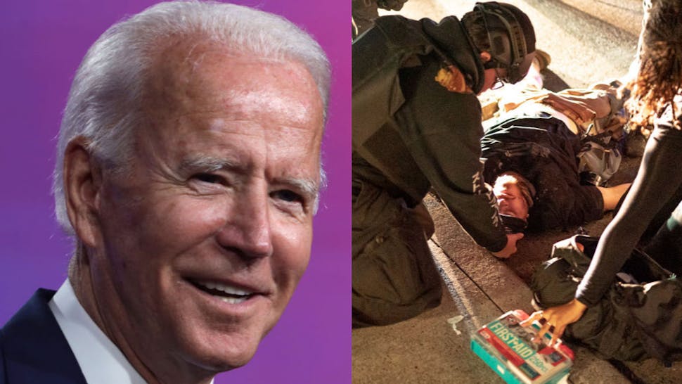 Joe Biden, Portland Violence