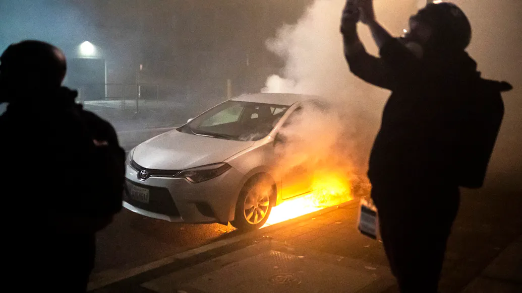 Rioters Attack Car With Dog Inside, Allegedly Assault Gay Man, Destroy Businesses
