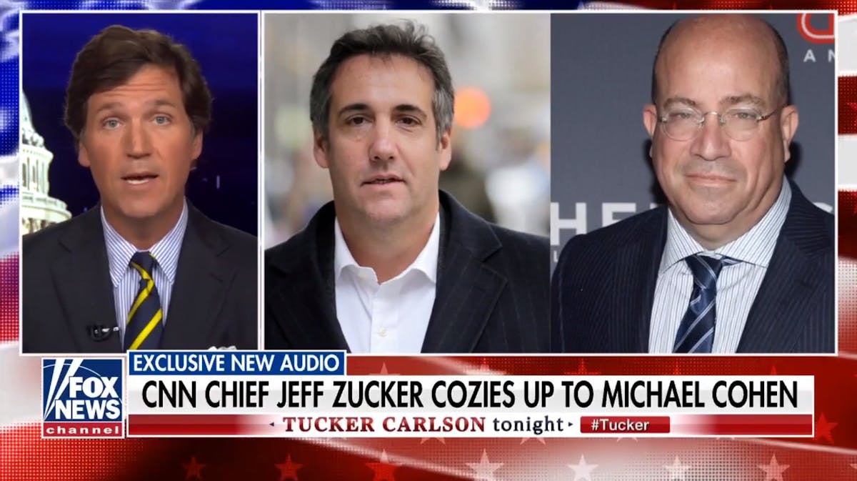 WATCH: Tucker Carlson Releases Stunning Audio Of CNN’s Jeff Zucker And Michael Cohen; Hints More Coming On Chris Cuomo