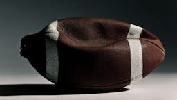 Deflated american football Deflated american football