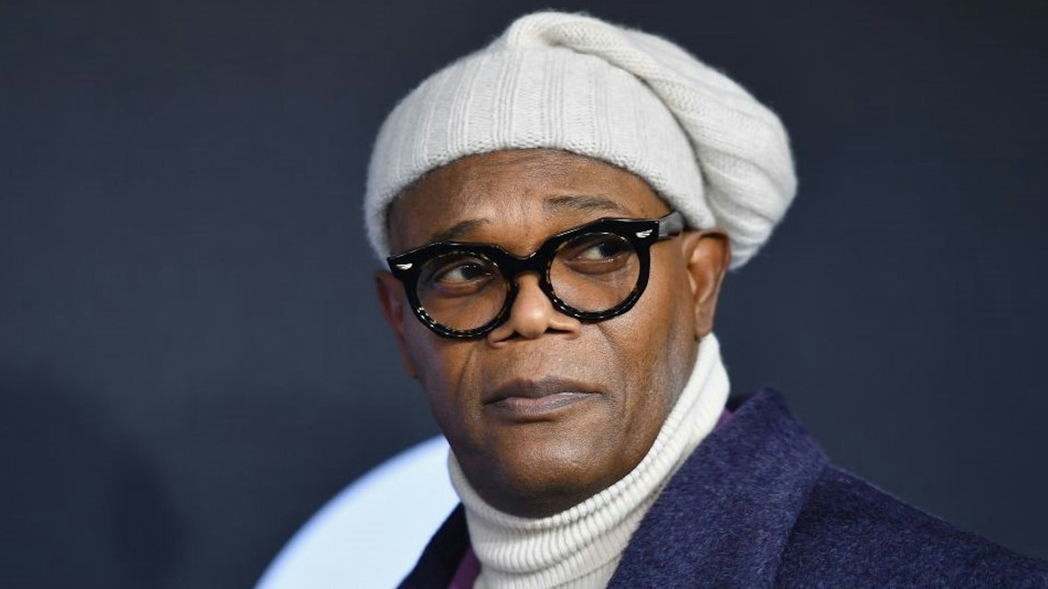 Actor Samuel L. Jackson attends the premiere of Universal Pictures' "Glass" at SVA Theatre on January 15, 2019 in New York City. (Photo by Angela Weiss / AFP) (Photo credit should read