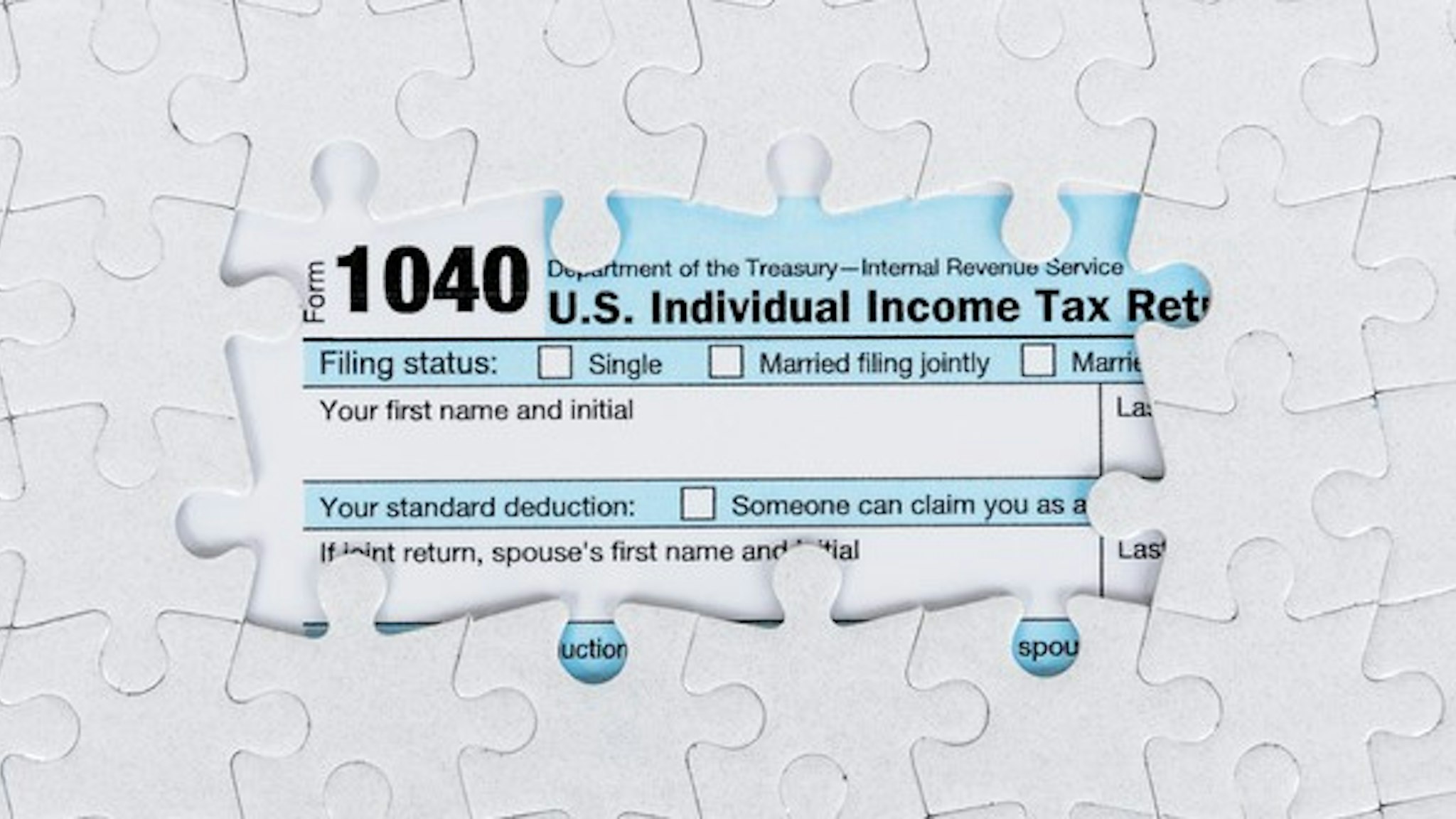 US Tax Return Jigsaw Puzzle