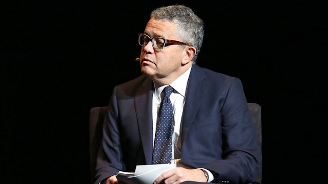 Jeffrey Toobin, Senior Legal Analyst, CNN speaks at the 2016 "Tina Brown Live Media's American Justice Summit" at Gerald W. Lynch Theatre on January 29, 2016 in New York City.