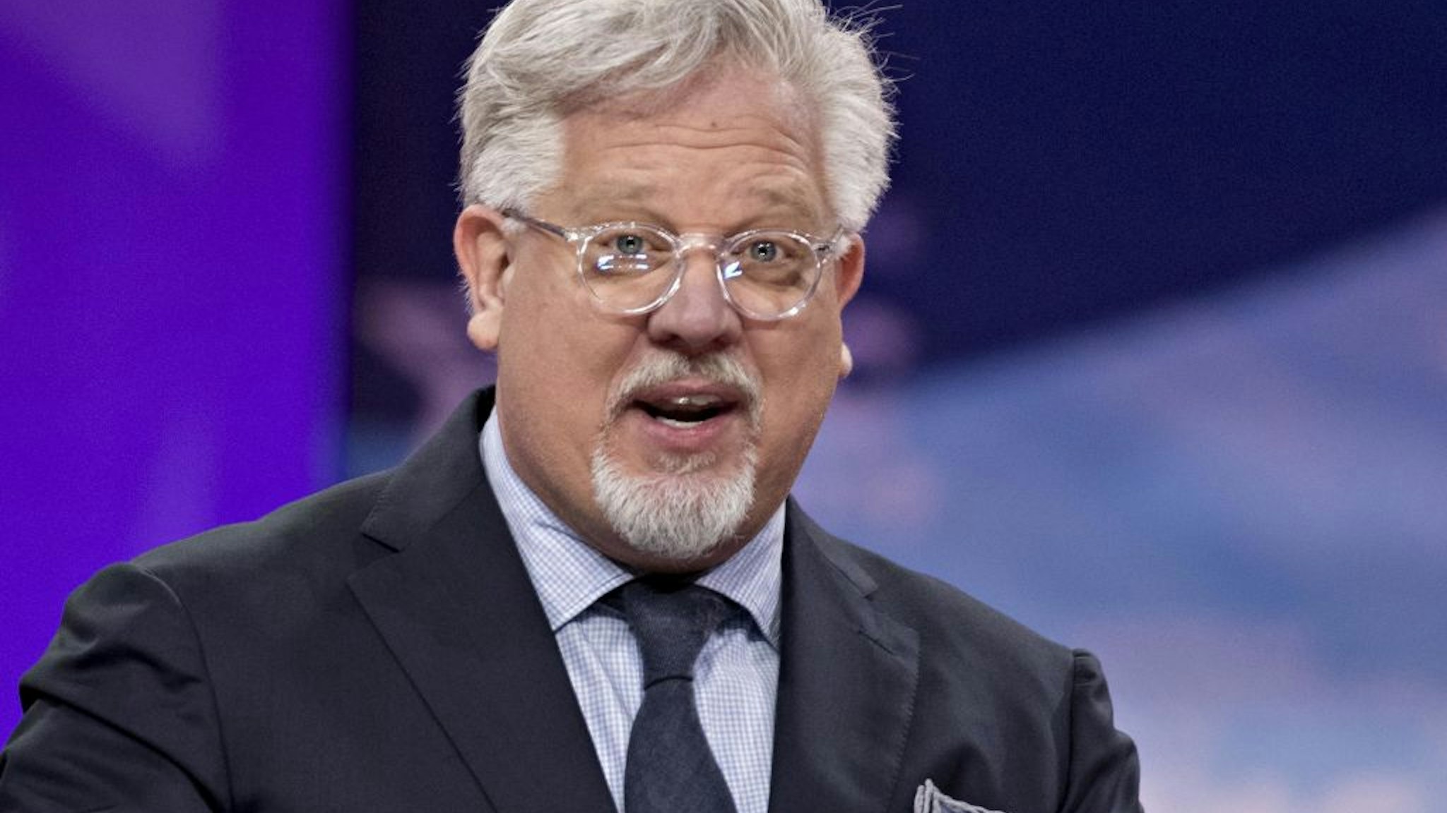 Television personality Glenn Beck speaks during the Conservative Political Action Conference (CPAC) in National Harbor, Maryland, U.S., on Friday, March 1, 2019.