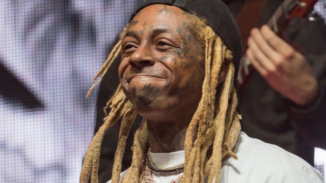 Rapper Lil Wayne performs onstage during JMBLYA at Fair Park on May 03, 2019 in Dallas, Texas.