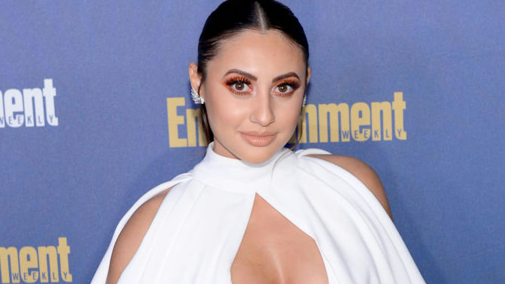 Francia Raisa is seen as Entertainment Weekly Celebrates Screen Actors Guild Award Nominees at Chateau Marmont on January 18, 2020 in Los Angeles, California.