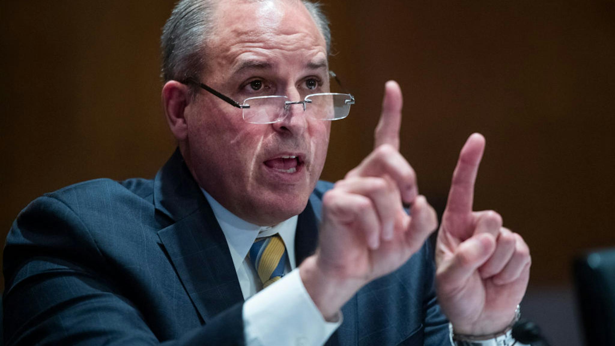 Senate Homeland Security Committee Holds Customs And Border Protection Oversight Hearing Mark A. Morgan, acting commissioner of the U.S. Customs and Border Protection