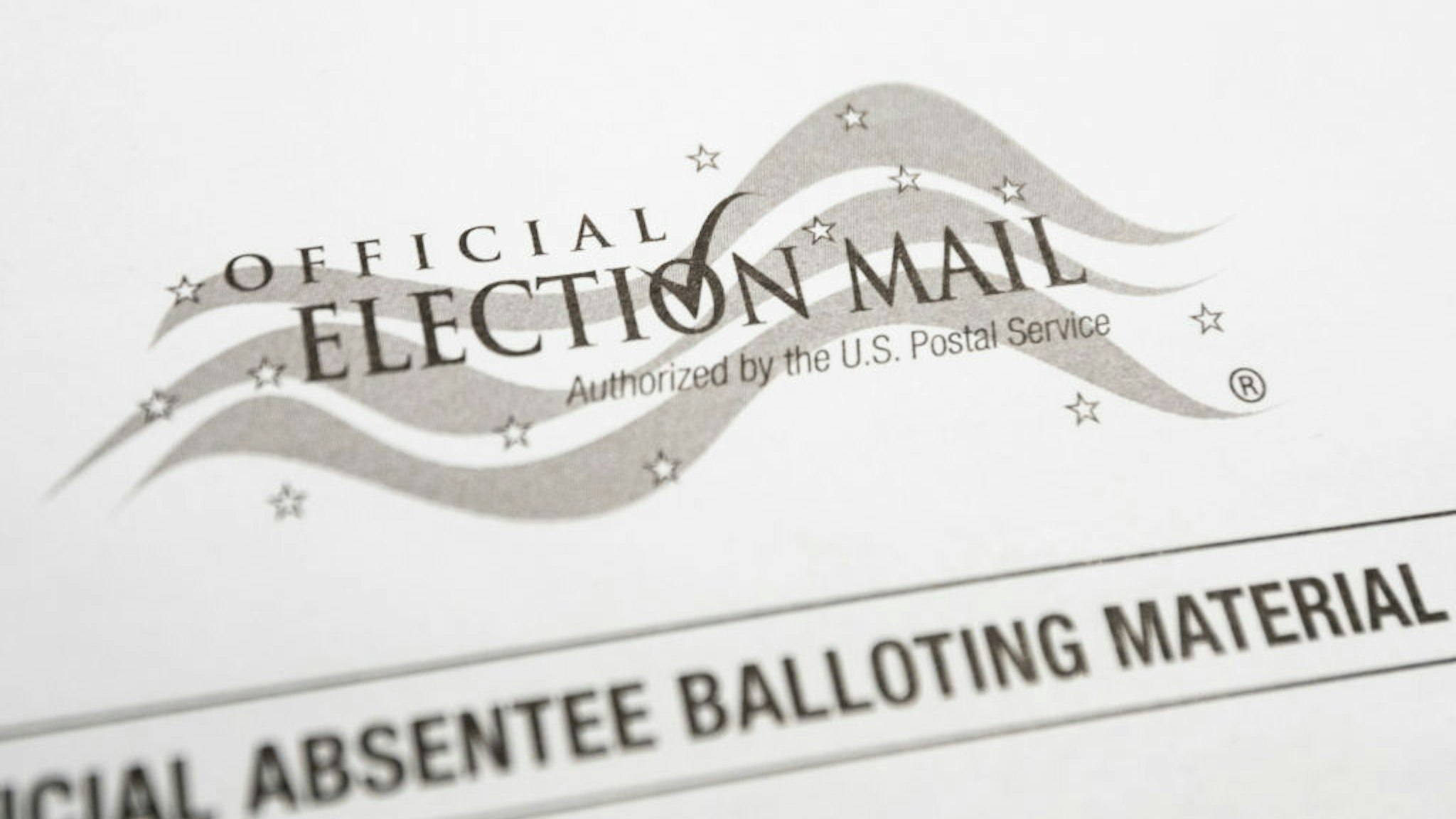 Absentee mail in ballot for the 2020 general election.