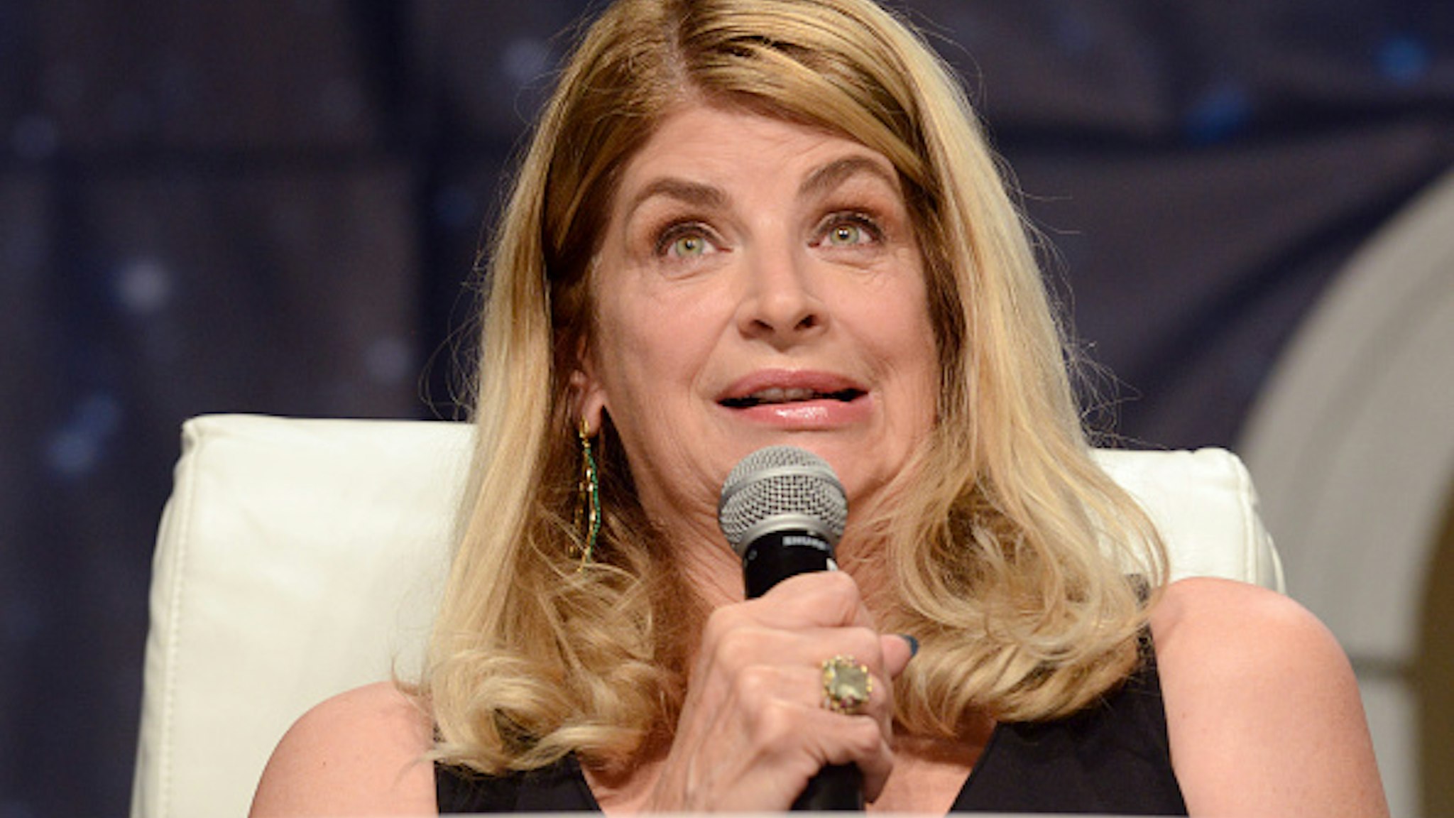 LAS VEGAS, NV - AUGUST 05: Actress Kirstie Alley on day 3 of Creation Entertainment's Official Star Trek 50th Anniversary Convention at the Rio Hotel &amp; Casino on August 5, 2016 in Las Vegas, Nevada.