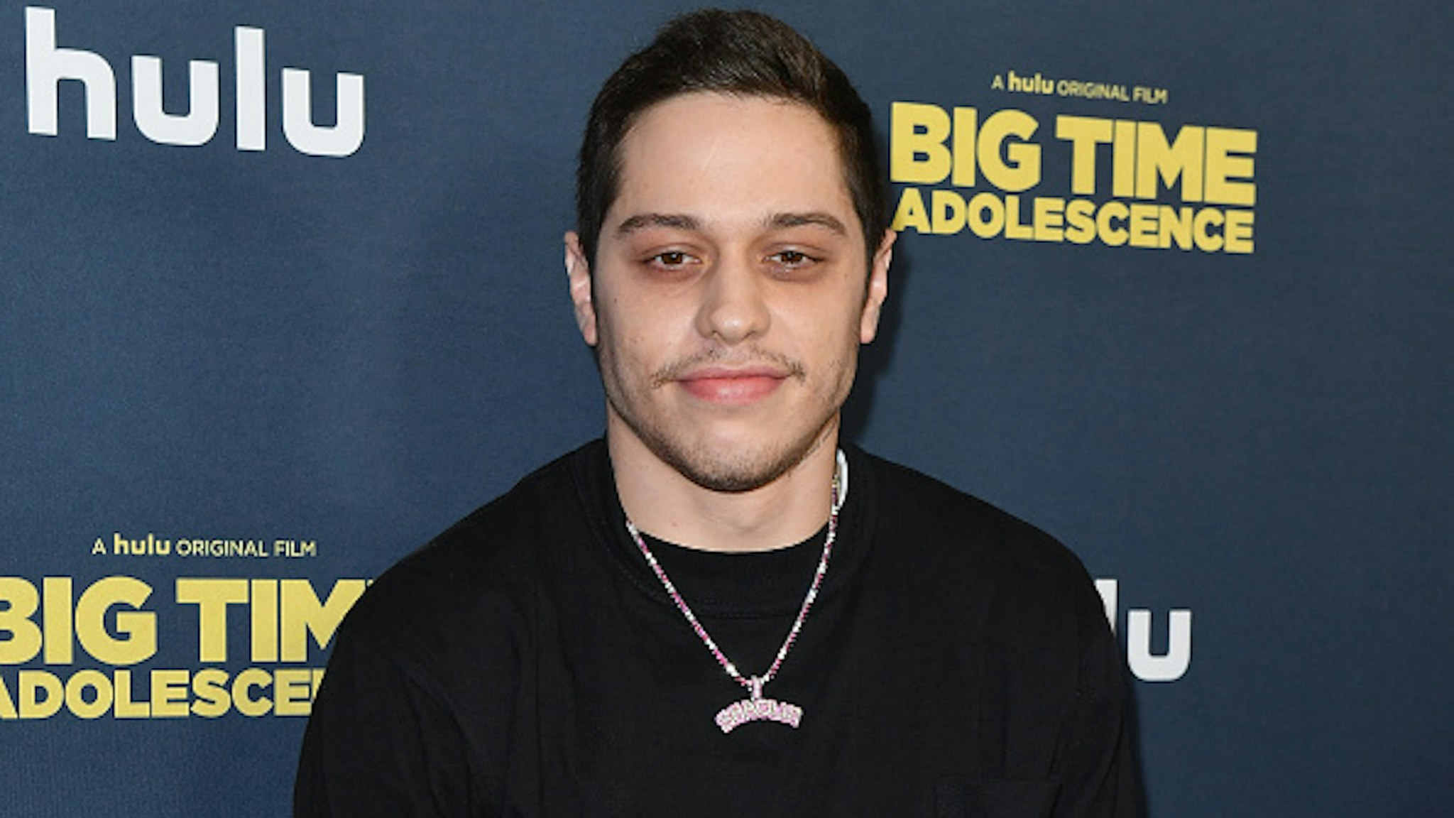 US comedian Pete Davidson attends the premiere of Hulu's "Big Time Adolescence" at Metrograph on March 5, 2020 in New York City.