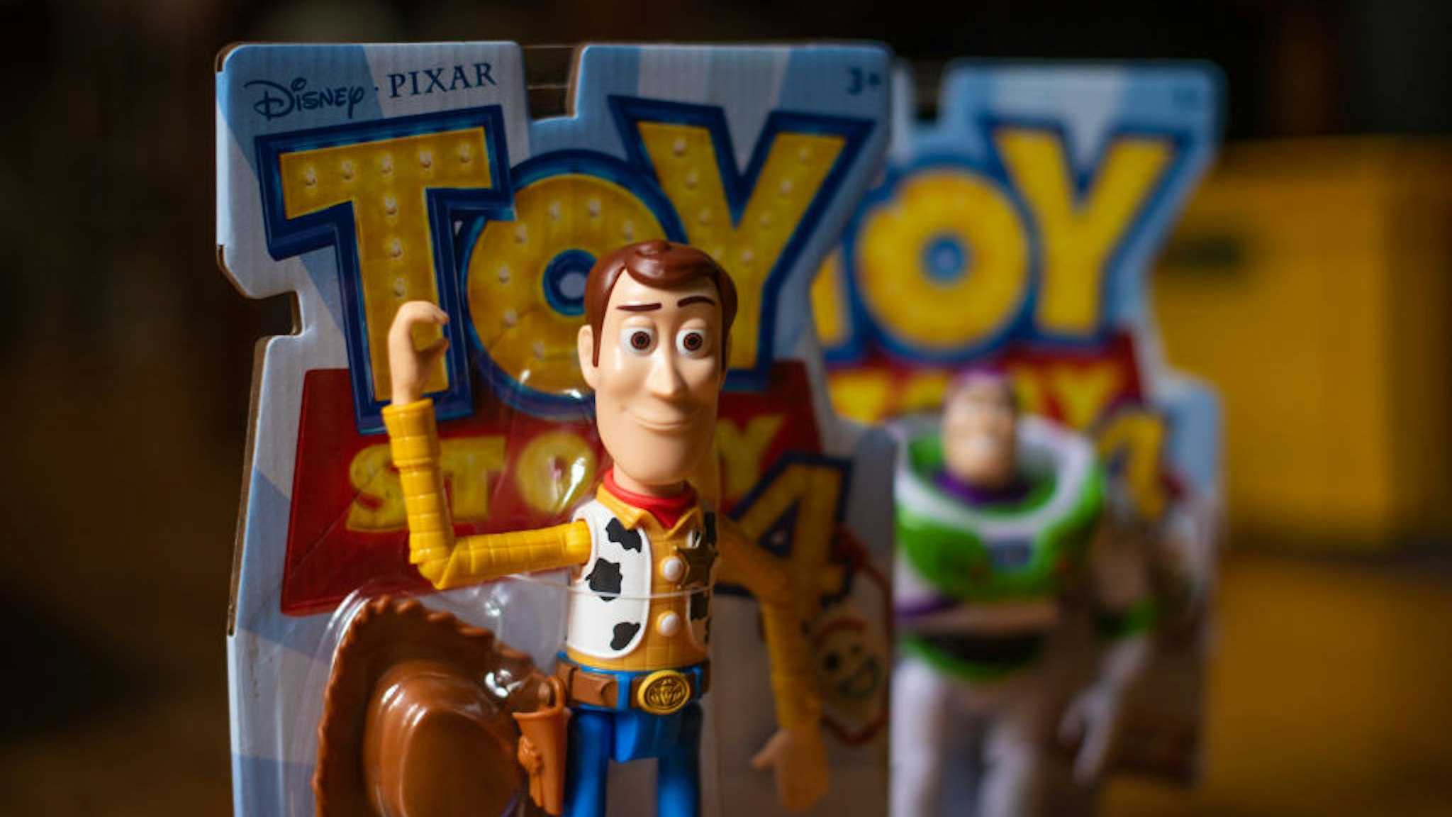 A Mattel Inc. Toy Story Woody brand figurine is arranged for a photograph in Atlanta, Georgia, U.S., on Friday, July 19, 2019. Mattel is scheduled to release earnings figures on July 25. Photographer: Tiffany Hagler-Geard/Bloomberg