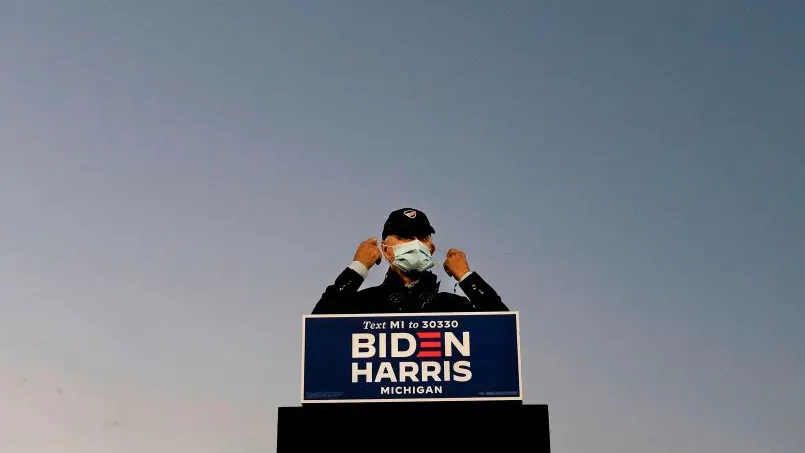 Biden Uses Giant Teleprompter At Yet Another Sparsely Attended Rally