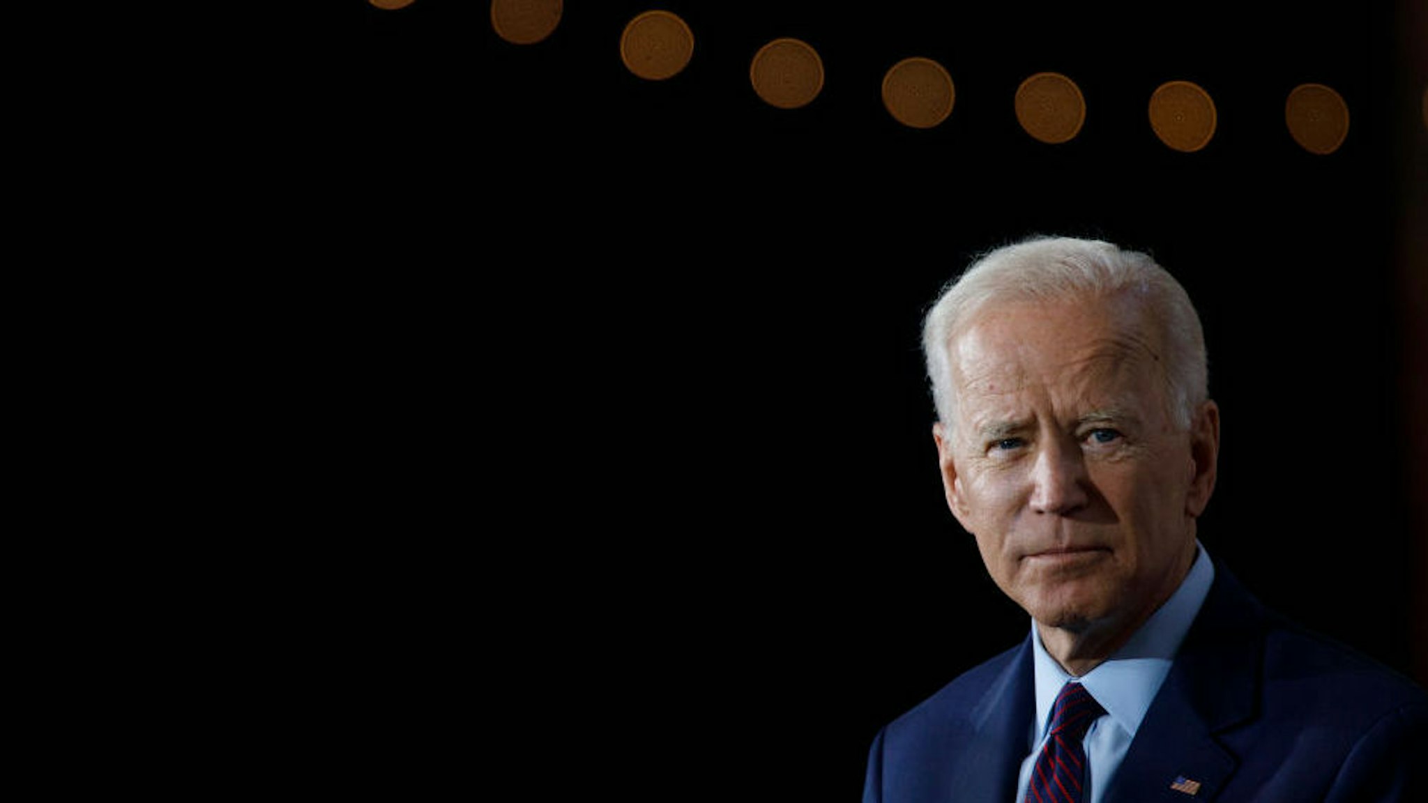BURLINGTON, IA - AUGUST 07: Former Vice President Joe Biden delivers remarks about White Nationalism during a campaign press conference on August 7, 2019 in Burlington, Iowa.