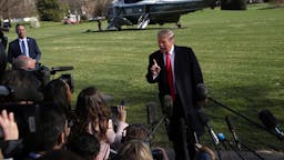 Trump U.S. President Donald Trump speaks to members of the media on the South Lawn prior to his departure from the White House March 28, 2019 in Washington, DC.