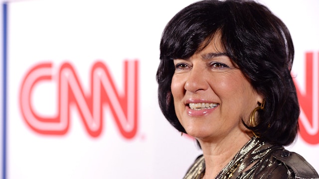 PASADENA, CA - JANUARY 10: Journalist Christiane Amanpour attends the CNN Worldwide All-Star Party At TCA at Langham Hotel on January 10, 2014 in Pasadena, California.