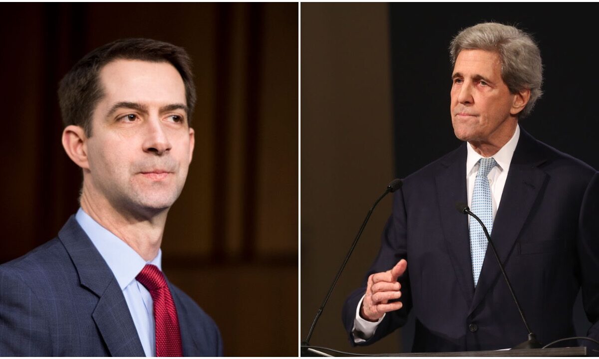 Biden Picks John Kerry For Climate Czar. Tom Cotton Slams Kerry With 'Perfect Tweet'