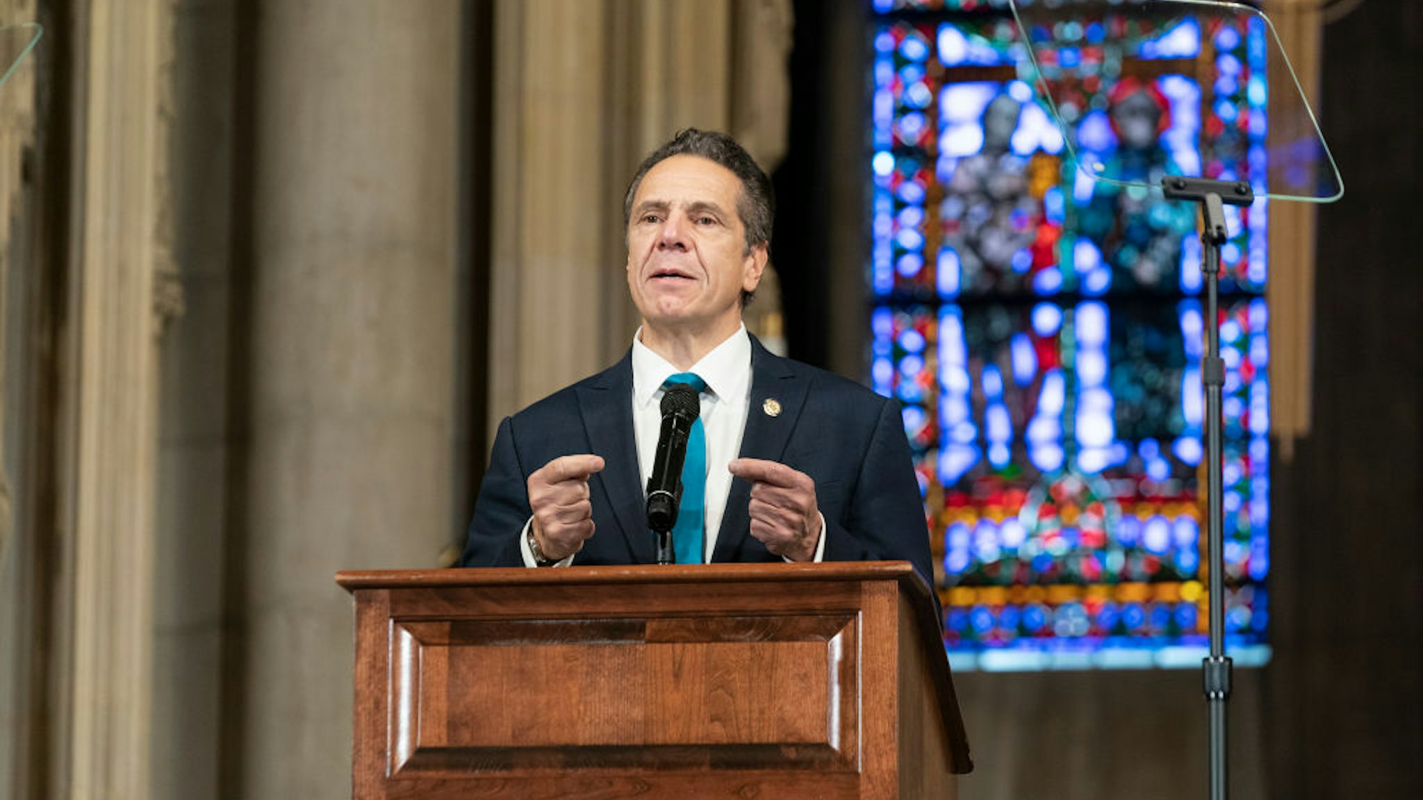 Governor Andrew Cuomo delivers remarks at Riverside Church