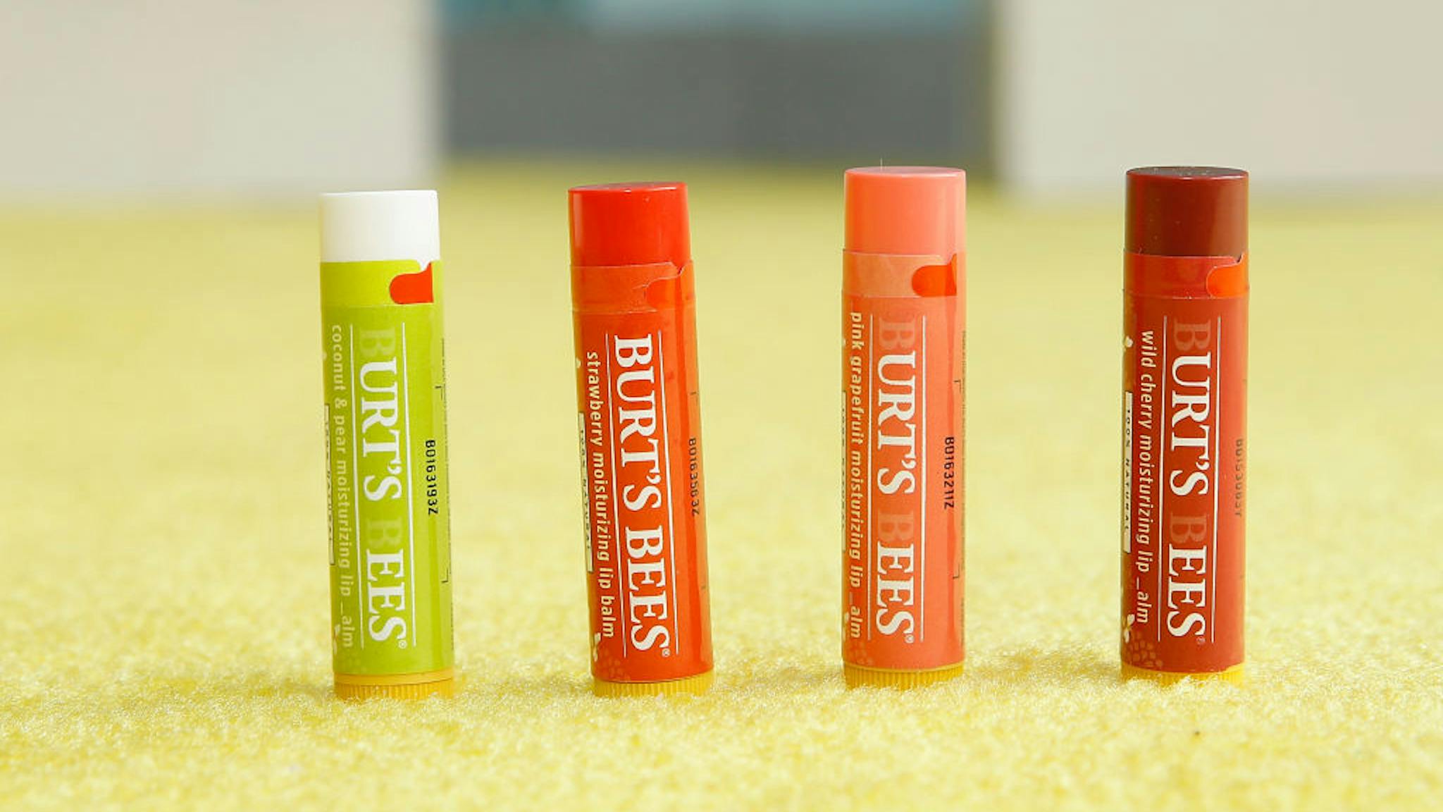 Burt’s Bees Bring Back The Bees Campaign Launch Product displays are seen during Burt's Bees Bring Back The Bees Campaign Launch at The Park on April 6, 2017 in New York City.