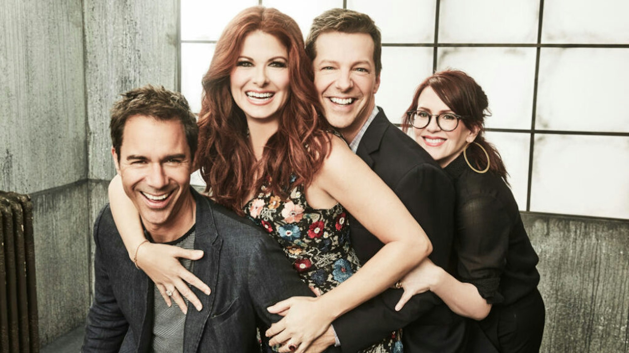 NBCUNIVERSAL EVENTS -- NBCUniversal Portrait Studio, August 2017 -- Pictured: Sean Hayes, Eric McCormack, Debra Messing, Megan Mullally, "Will &amp; Grace" --