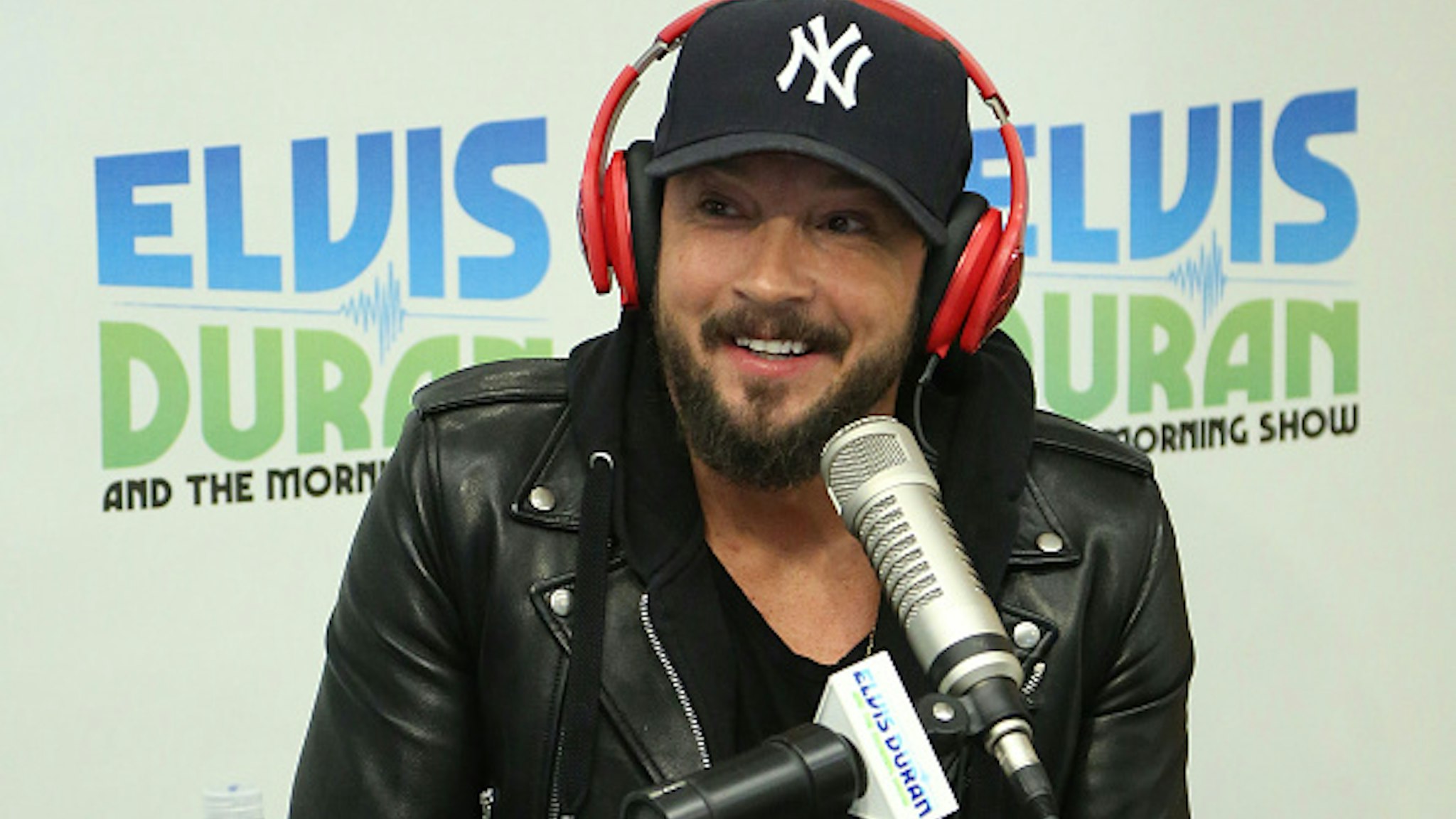 NEW YORK, NY - FEBRUARY 12: EXCLUSIVE COVERAGE/SPECIAL RATES APPLY Pastor Carl Lentz is interviewed during the "Elvis Duran Z100 Morning Show" at Z100 Studio on February 12, 2015 in New York City.