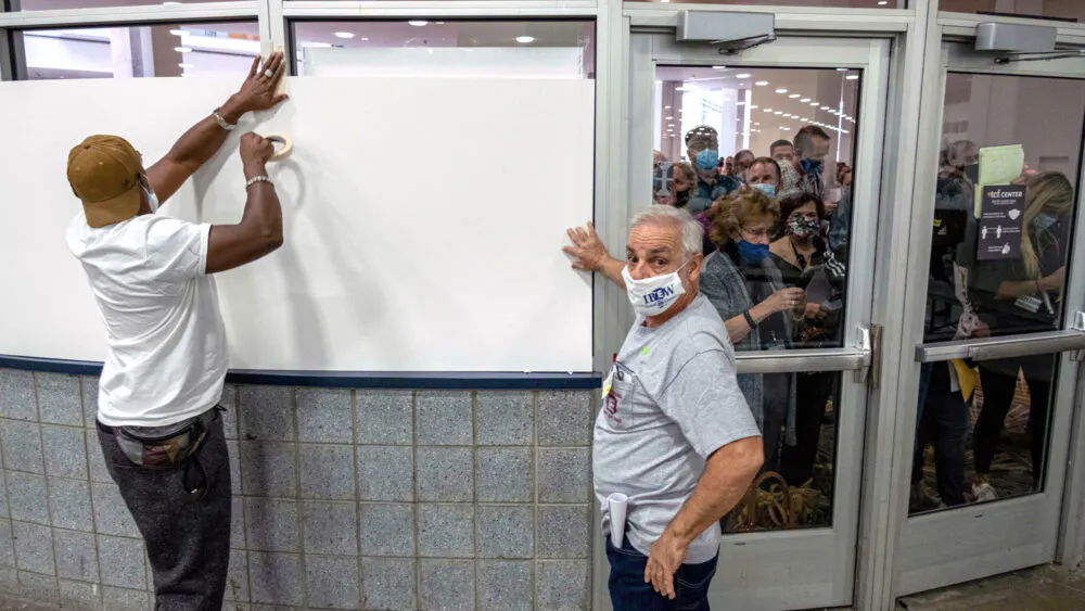 Outrage Erupts After Windows Covered Up In Detroit During Ballot Count. Officials Release Statement On Alleged Reason Behind Decision.