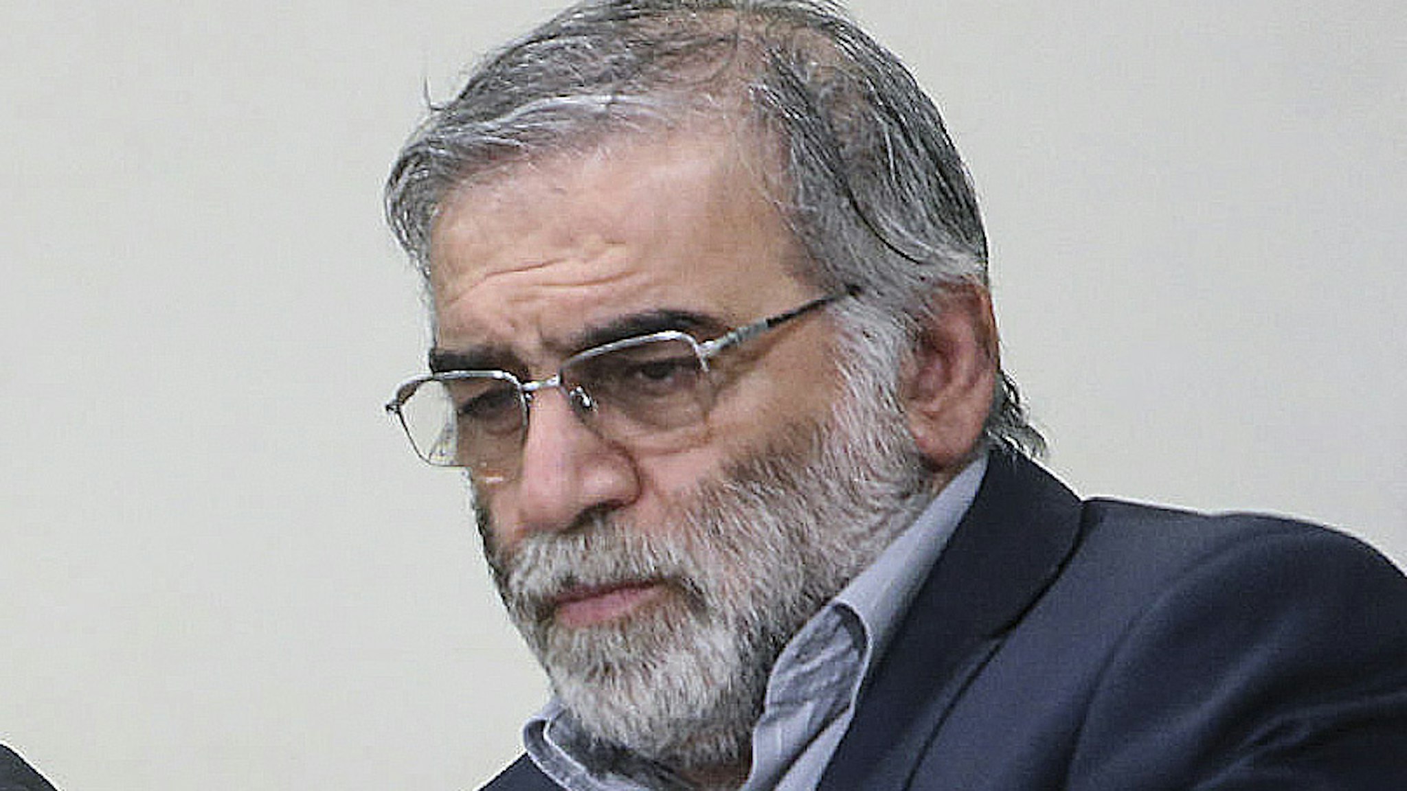 TEHRAN, IRAN - ARCHIVE: (----EDITORIAL USE ONLY - MANDATORY CREDIT - "Iranian Leader Press Office / HANDOUT" - NO MARKETING NO ADVERTISING CAMPAIGNS - DISTRIBUTED AS A SERVICE TO CLIENTS----) A file photo dated 23 January 2019 shows Iran's top nuclear scientist Mohsen Fakhrizadeh during a meeting. A leading Iranian nuclear scientist, Mohsen Fakhrizadeh, has been assassinated by unidentified gunmen on the outskirts of the capital Tehran on Friday, the countrys foreign minister said.