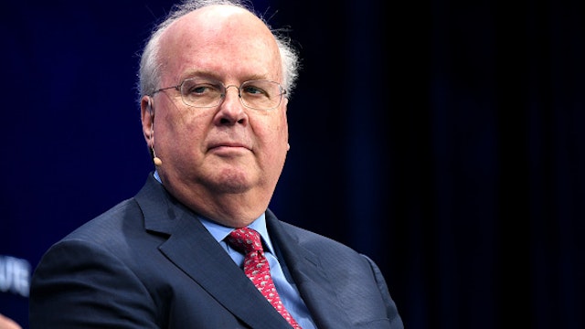 BEVERLY HILLS, CALIFORNIA - APRIL 29: Karl Rove participates in a panel discussion during the annual Milken Institute Global Conference at The Beverly Hilton Hotel on April 29, 2019 in Beverly Hills, California.