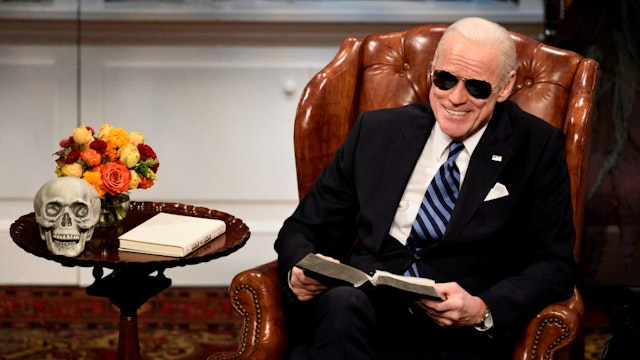 SATURDAY NIGHT LIVE -- "John Mulaney" Episode 1790 -- Pictured: Jim Carrey as Joe Biden during the "Biden Halloween" Cold Open on Saturday, October 31, 2020 -- (Photo by: