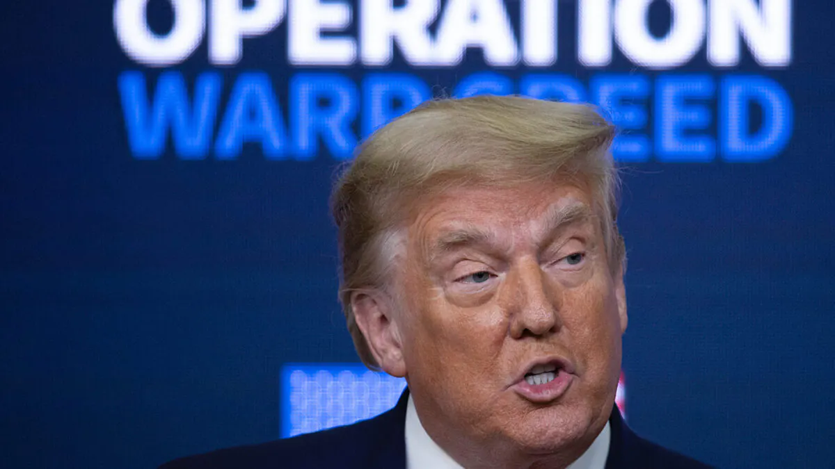 Trump Says He Will Take COVID-19 Vaccine At ‘Appropriate Time’