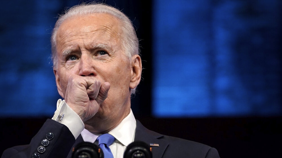 Biden Admits To Battling ‘A Cold’ After Repeatedly Coughing, Clearing Throat During Speech