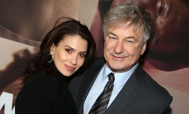 Hilaria Baldwin and husband Alec Baldwin pose at the opening night of the revival of Ivo van Hove's "West Side Story"on Broadway at The Broadway Theatre on February 20, 2020 in New York City.