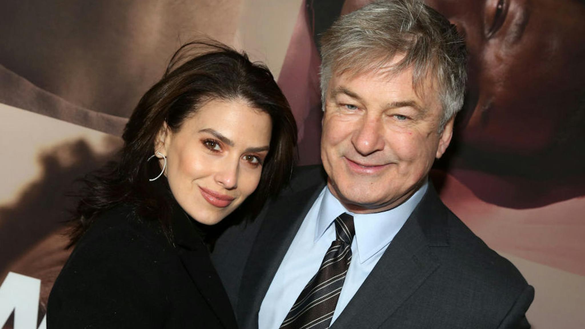 “West Side Story” Broadway Opening Night Hilaria Baldwin and husband Alec Baldwin pose at the opening night of the revival of Ivo van Hove's "West Side Story"on Broadway at The Broadway Theatre on February 20, 2020 in New York City.