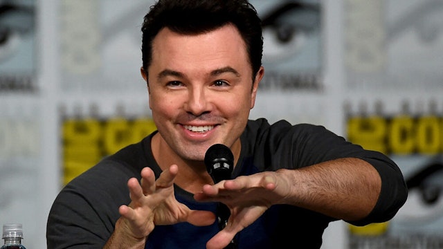 SAN DIEGO, CA - JULY 11: Filmmaker Seth MacFarlane attends the Seth MacFarlane Animation Block panel during Comic-Con International 2015 at the San Diego Convention Center on July 11, 2015 in San Diego, California.