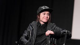 Screening And Q&A Of “Janis: Little Girl Blue” HOLLYWOOD, CA - DECEMBER 05: Ellen Page speaks onstage during a Q&A following the screening of "Janis: Little Girl Blue" at ArcLight Cinemas on December 5, 2015 in Hollywood, California. (Photo by Emma McIntyre/Getty Images)