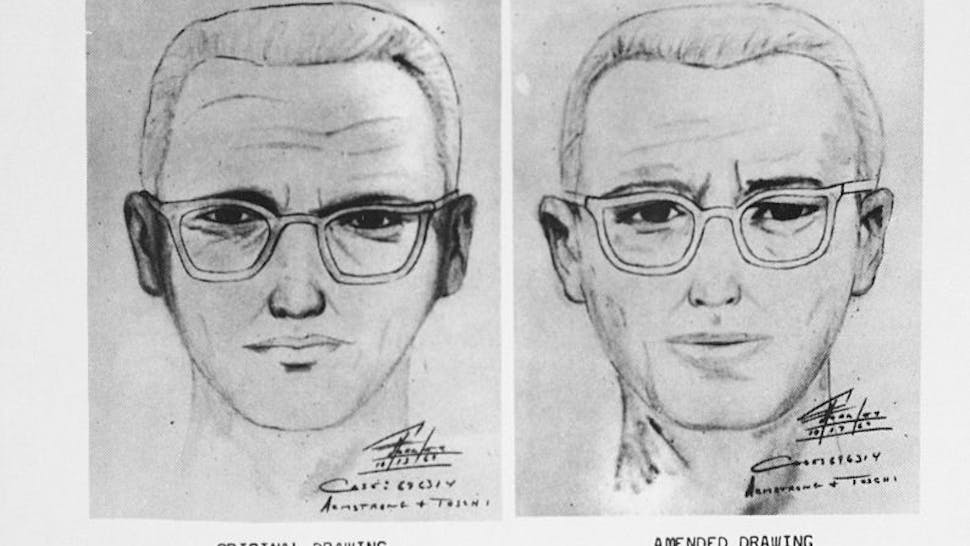 Zodiac Killer San Francisco police circulated this composite of the Bay Area's "Zodiac" killer.