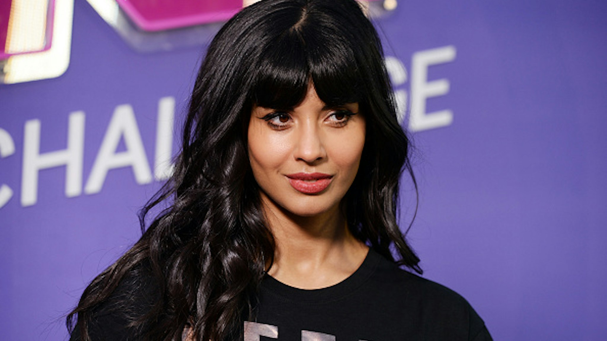 LOS ANGELES, CALIFORNIA - FEBRUARY 04: Actress Jameela Jamil attends the Jameela Jamil and Zumba "SELFish" Event at Casita Hollywood on February 04, 2020 in Los Angeles, California.