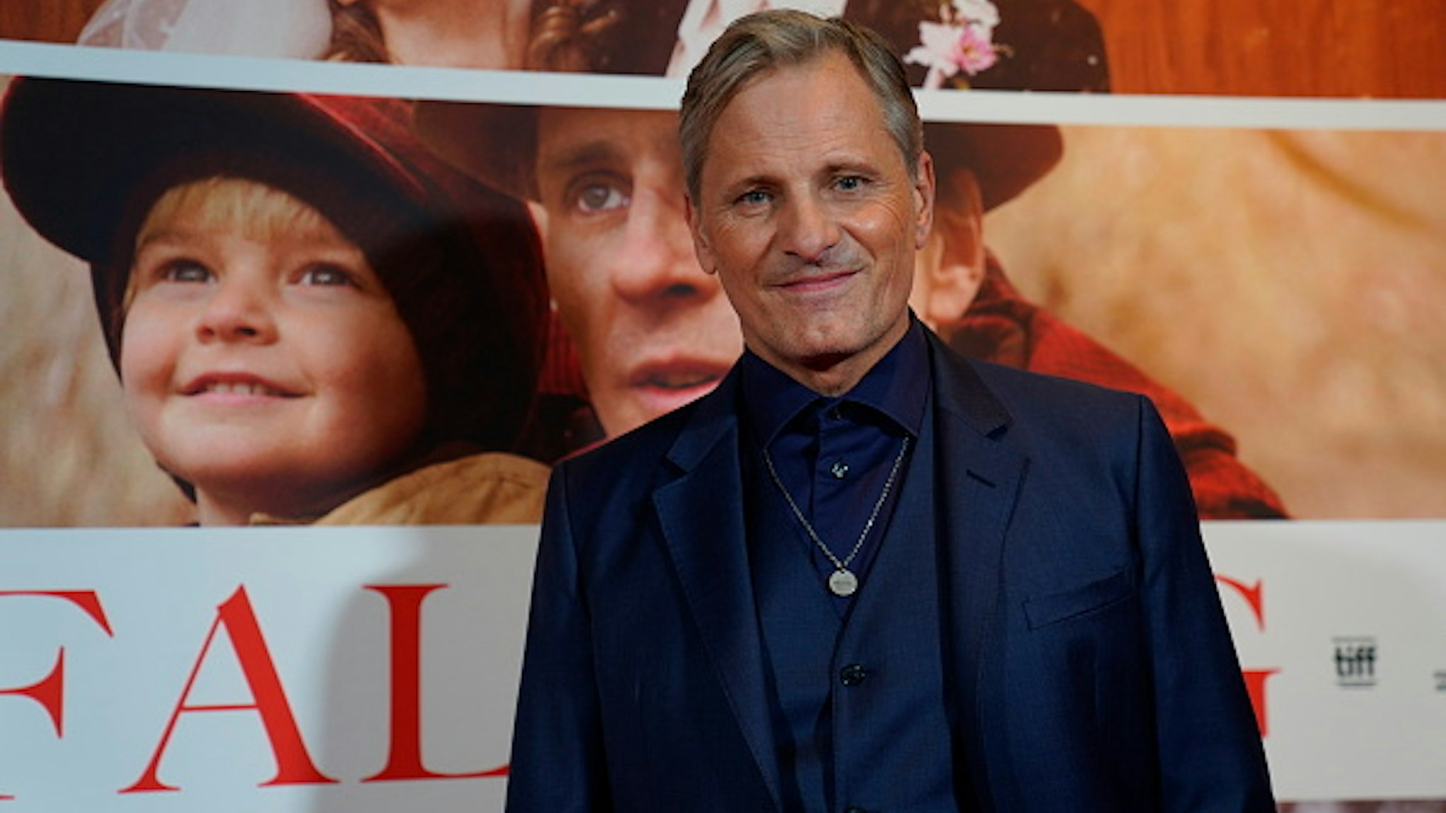 Danish-US actor Viggo Mortensen poses as he arrives the galepremiere of his new movie "Falling" in Copenhagen on October 26, 2020. - "Falling" is Mortensen's debut as director and screenwriter and the film premiers in Danish theatres on November 4, 2020. (
