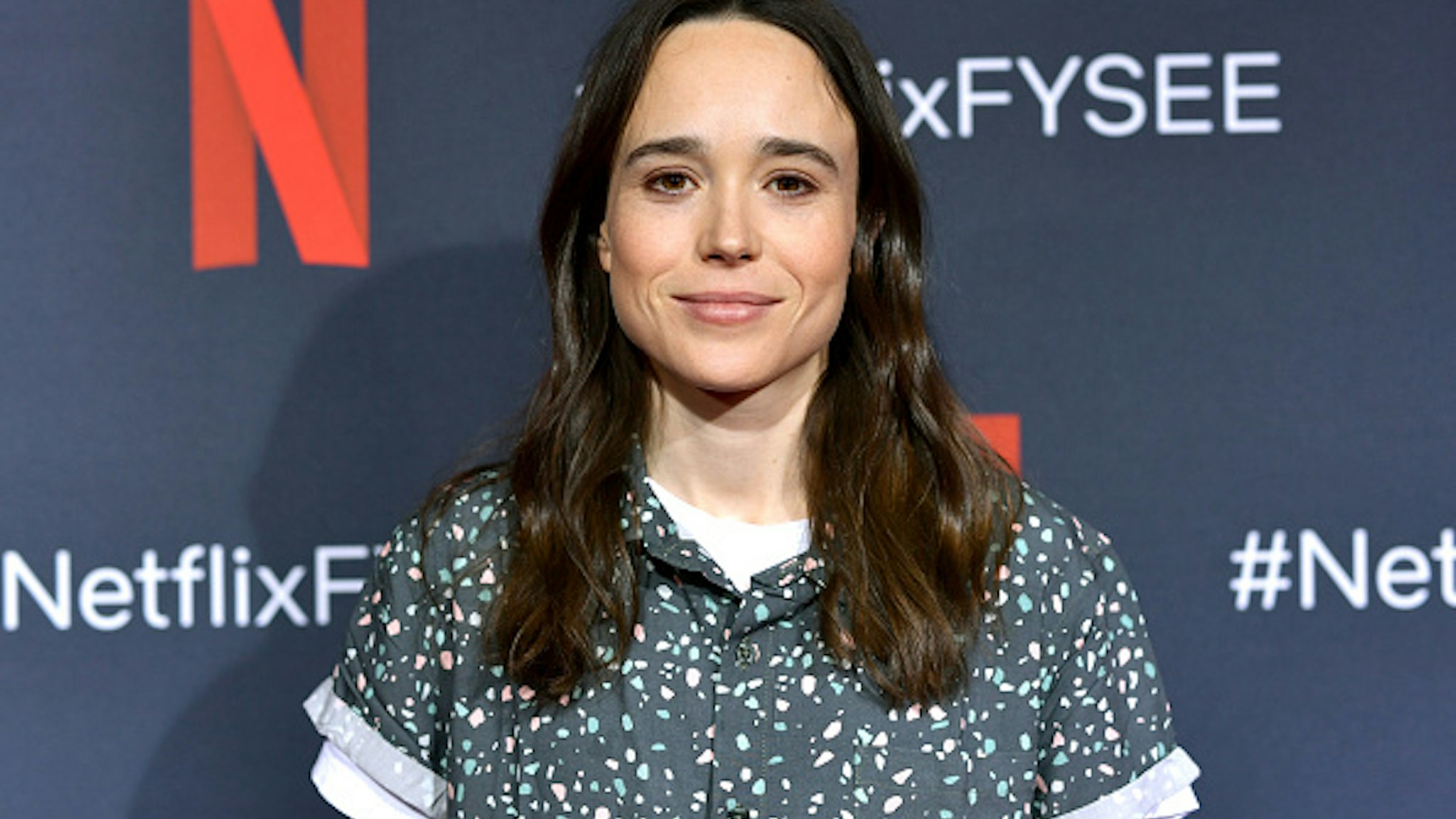 LOS ANGELES, CALIFORNIA - MAY 11: Ellen Page attends Netflix's 'Umbrella Academy' Screening at Raleigh Studios on May 11, 2019 in Los Angeles, California.