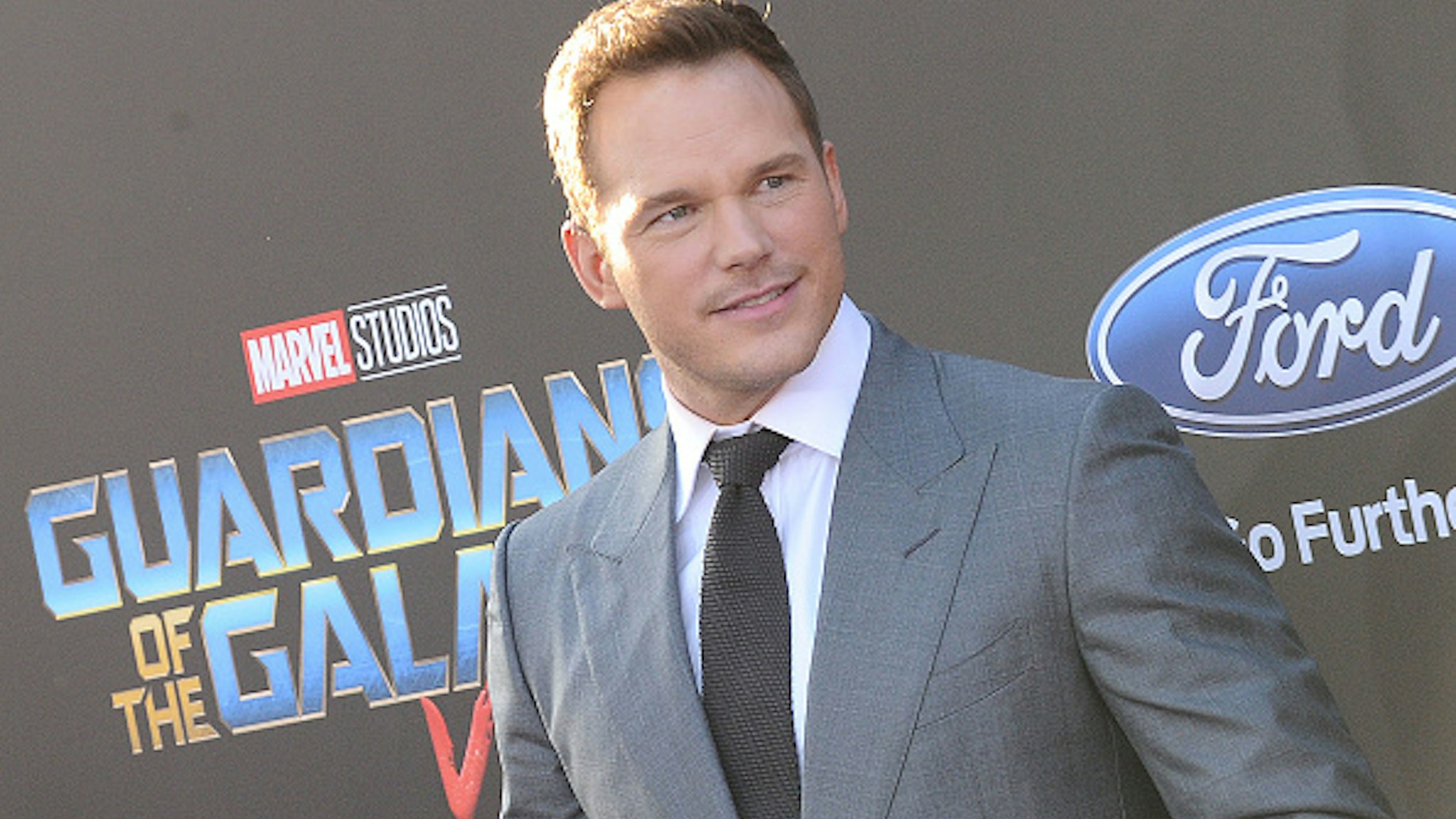 HOLLYWOOD, CA - APRIL 19: Actor Chris Pratt attends the premiere of "Guardians of the Galaxy Vol. 2" at Dolby Theatre on April 19, 2017 in Hollywood, California.
