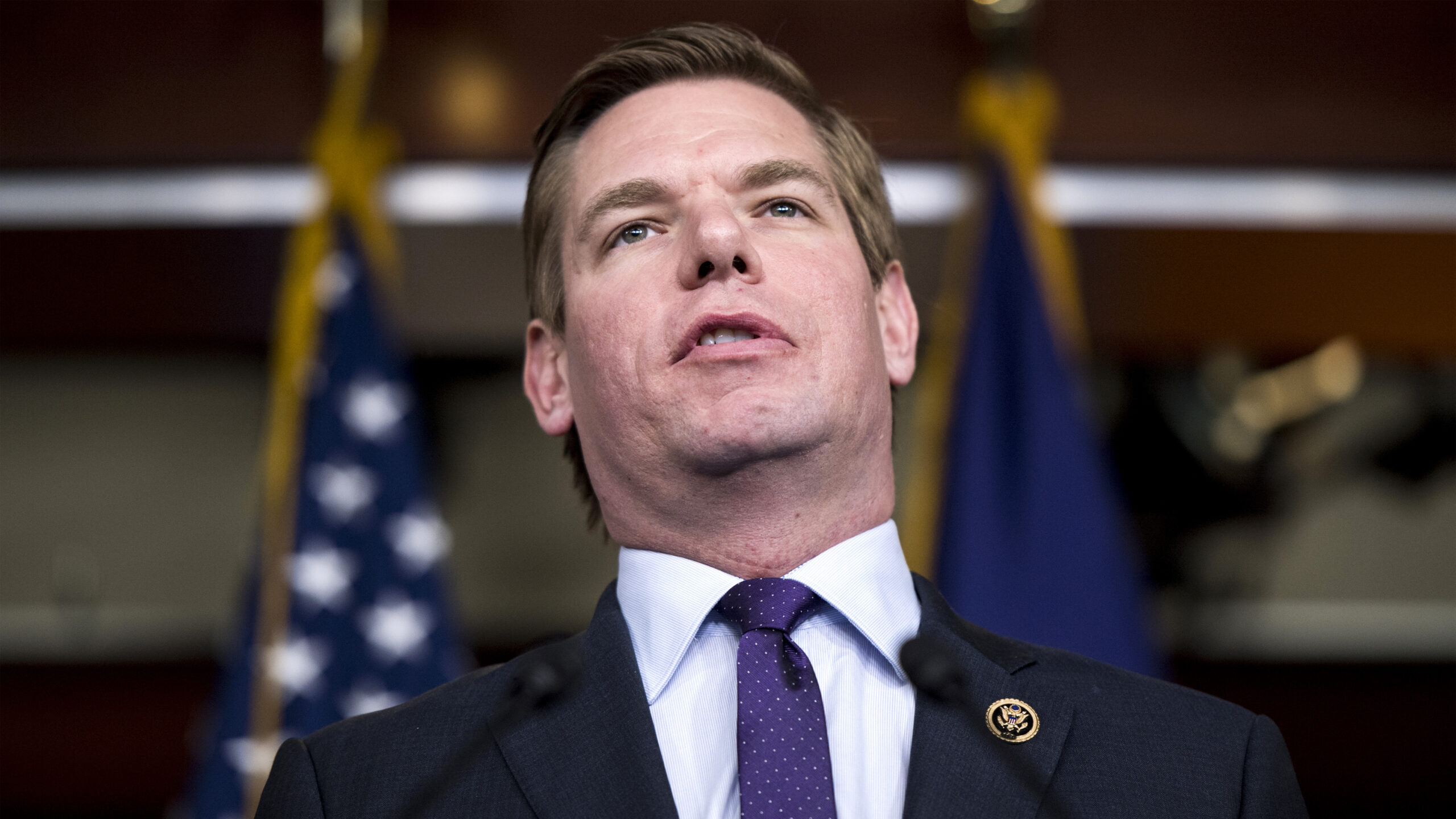 Ex-NFL player threatens Eric Swalwell with Guantanamo or execution.