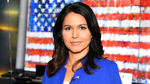 NEW YORK, NY - SEPTEMBER 24: (EXCLUSIVE COVERAGE) Democratic Presidential Candidate Tulsi Gabbard visits "FOX &amp; Friends" at Fox News Channel Studios on September 24, 2019 in New York City.