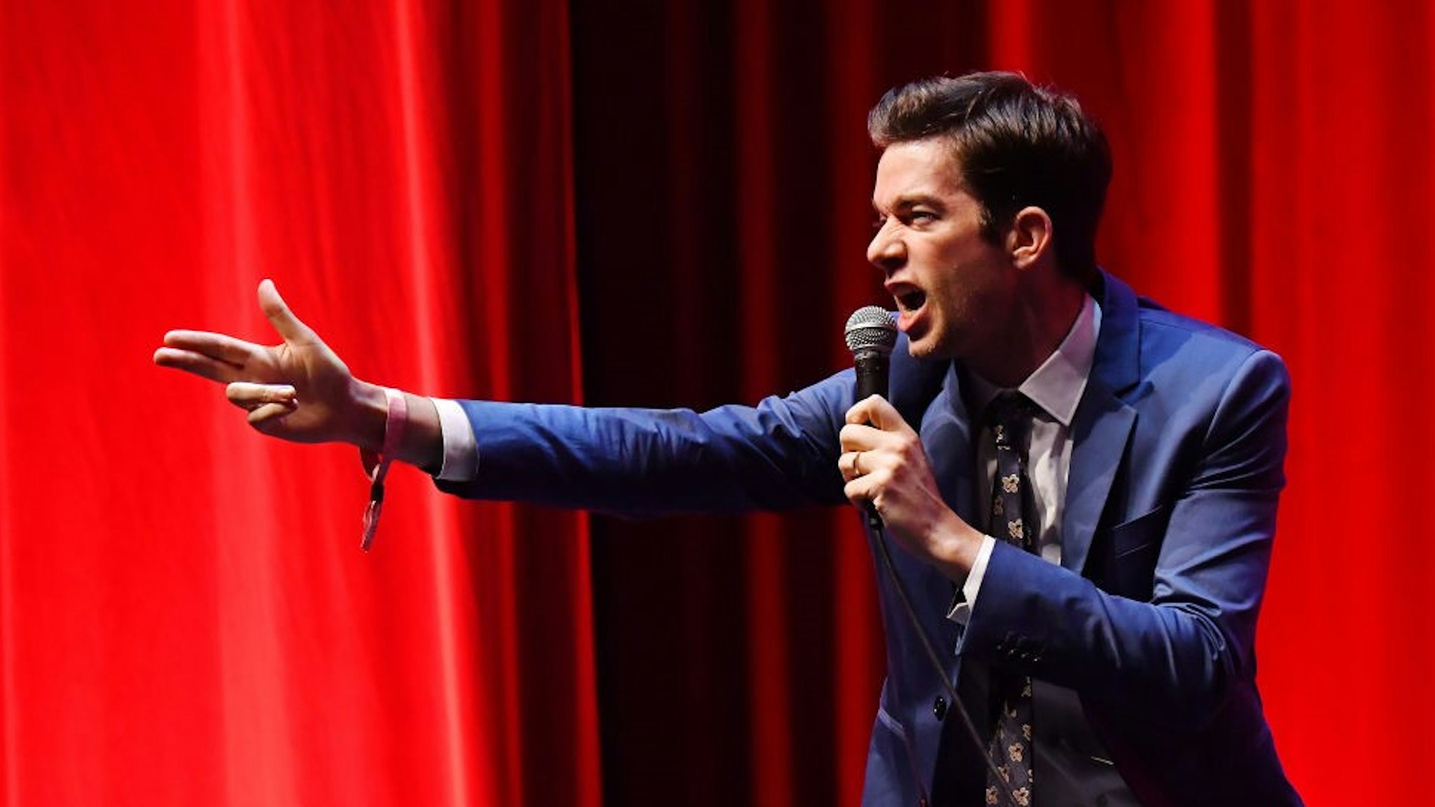 SAN FRANCISCO, CALIFORNIA - JUNE 22: John Mulaney performs onstage at the 2019 Clusterfest on June 22, 2019 in San Francisco, California. (Photo by