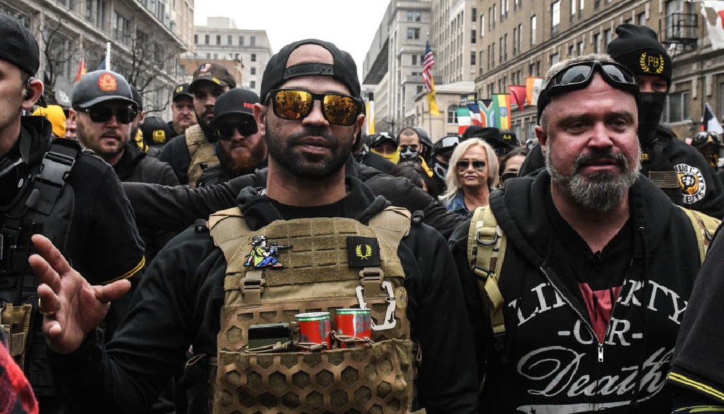 Proud Boys convicted of January 6 sedition.