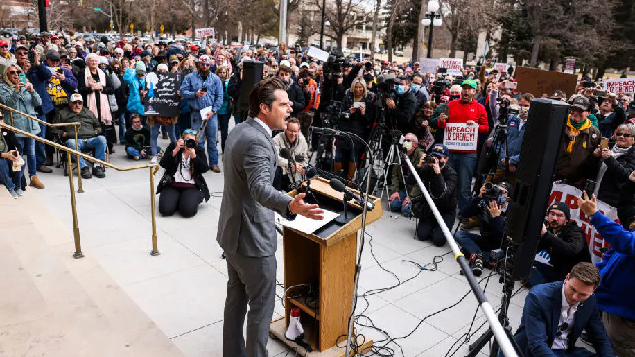 Matt Gaetz Travels To Wyoming, Rallies Against Liz Cheney