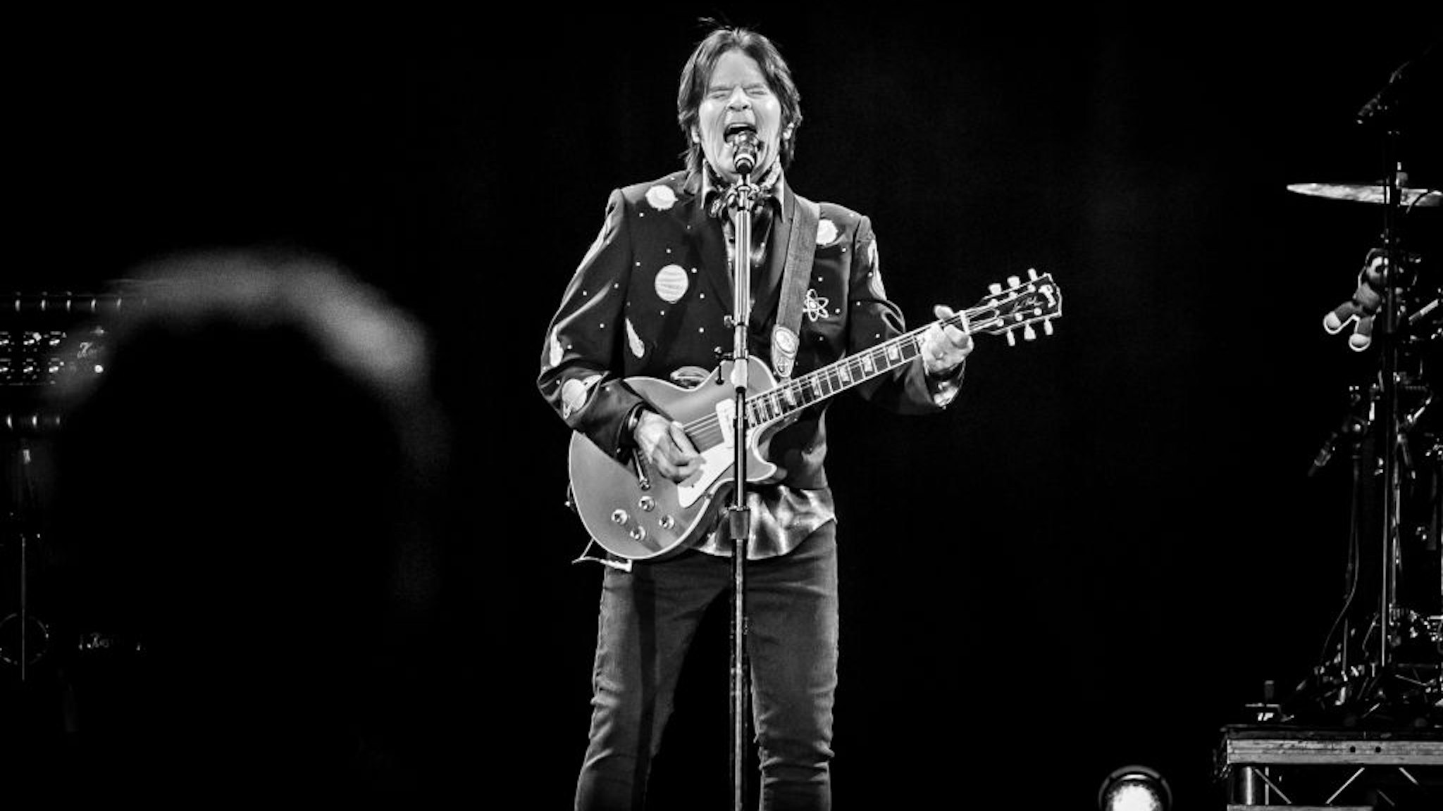 LONDON, UNITED KINGDOM - OCTOBER 25: American musician John Fogerty performing live on stage during Bluesfest at the O2 Arena in London, on October 25, 2018. (Photo by Alison Clarke/Future Publishing via Getty Images)
