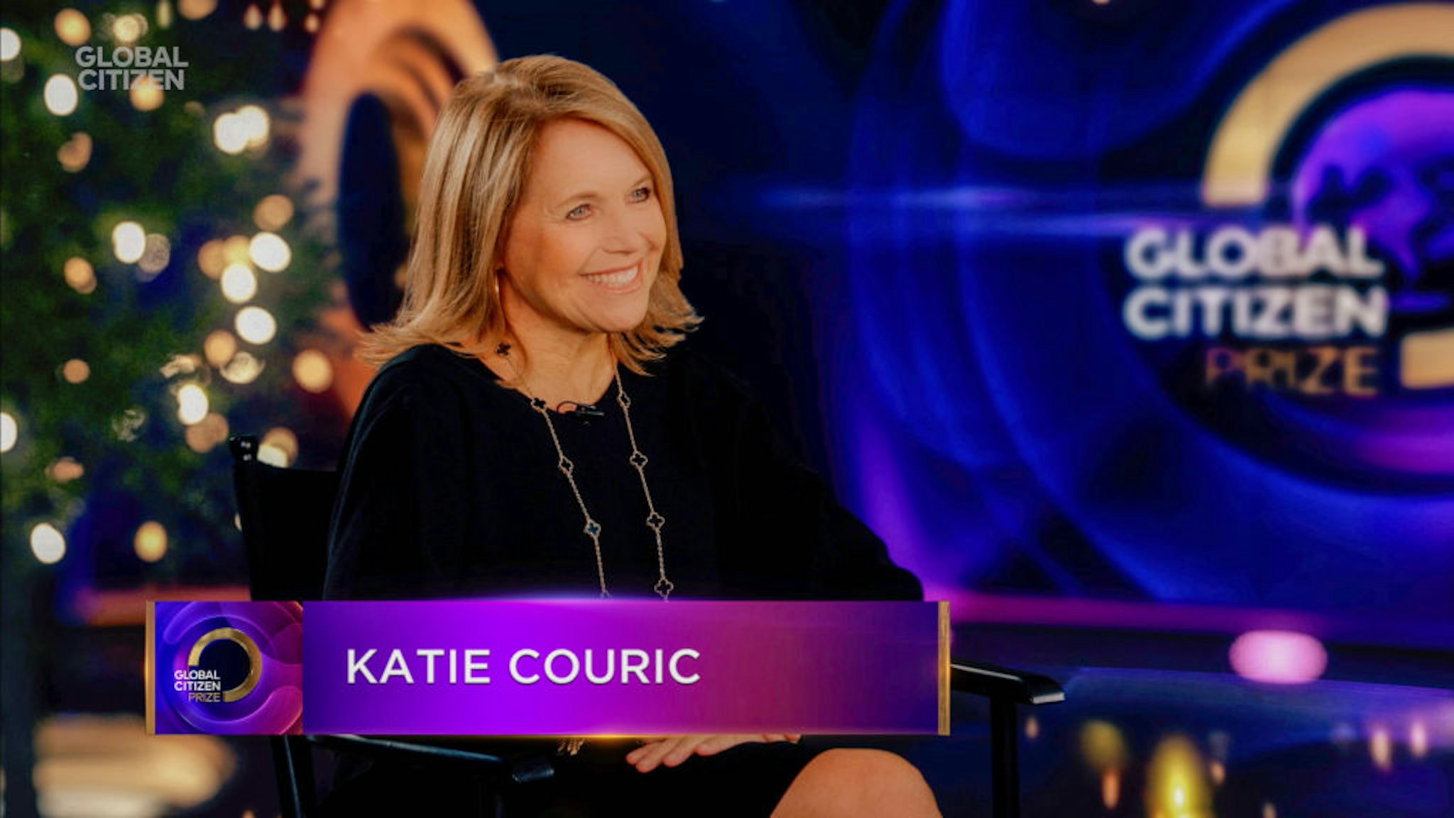 In this screengrab released on December 19th Katie Couric speaks during Global Citizen Prize Awards Special Honoring Changemakers In 2020 Shaping The World We Want on December 19, 2020 in New York City.